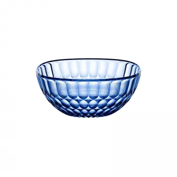 Guzzini Vanity bļoda 25 cm Denim Blue – caurspīdīga SAN pasniegšanas un dekoratīvā bļoda, 2,5L