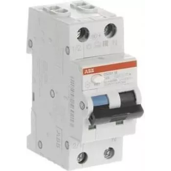 ABB 2CSR275180R0165 RCBO 1P+N 16A C līkne 30mA AC tips 6kA 2 moduļi DS201