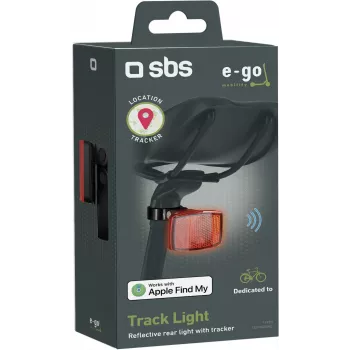 Velosipēda atstarotājs ar iebūvētu izsekotāju SBS Find My (TEFINDBIKE)