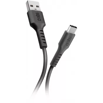 USB–USB-C kabelis SBS 1 m, Black (TECABLEMICROC10K)