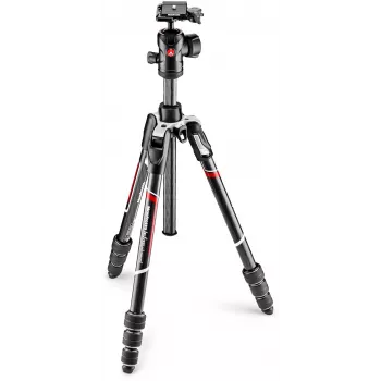 Manfrotto Befree Advanced oglekļa šķiedras ceļojumu statīvs ar lodveida galvu