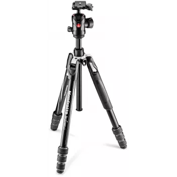 Alumīnija ceļojumu statīva komplekts ar lodveida galvu Manfrotto Befree GT (MKBFRTA4GT-BH)