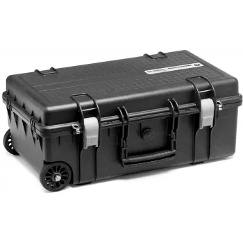 Manfrotto Pro Light Reloader Tough H-55 cietais ceļojuma koferis foto tehnikai, IP67 ūdens un putekļu necaurlaidīgs, TSA slēdzene, rokas bagāžas izmērs, melns