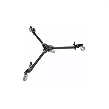 Manfrotto 181B Salokāma auto ratiņa ar bremzēm, 25kg slodze, alumīnijs