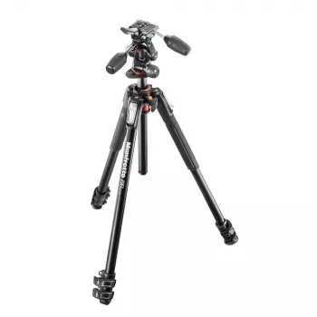 Manfrotto MK190XPRO3-3W alumīnija statīvs ar 3 asu panorāmas galvu