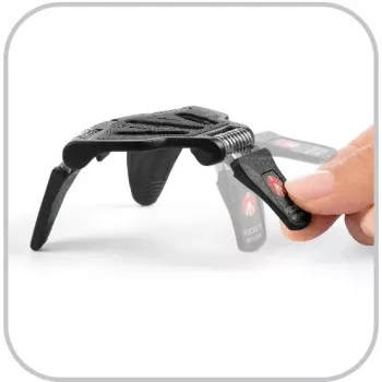 Manfrotto MP3-BK galda statīvs ar iebūvētu lodveida galvu, melns