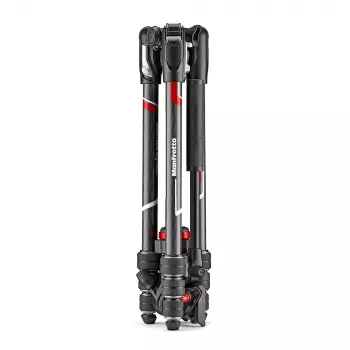 Manfrotto MVKBFRTC-LIVE oglekļa šķiedras video tripodu komplekts ar Befree Live šķidruma galvu