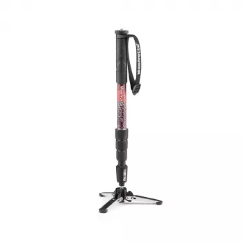 Manfrotto Element MII Video Monopod MVMELMIIA4 — alumīnija video monopods, 5 sekcijas, 16 kg slodze, melns
