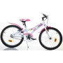 Bērnu velosipēds Candy 20 77330 balts/rozā