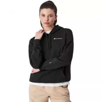 Champion kapuces sieviešu sporta krekls melns 117530 KK001 M