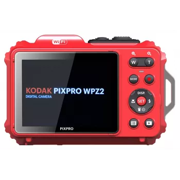 Kodak WPZ2RD6 Sarkanā 16.35MP Ūdensizturīgā Wi-Fi kompaktkamera