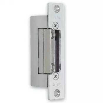 2N 11211MB elektriskā slēdzene ar mehānisko bloķēšanu, 12V DC, 230mA, zems enerģijas patēriņš, metāliski pelēka