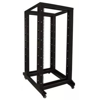 DSIT 27U 19 inch brīvi stāvošs serveru skapis uz riteņiem, 600x800x1400 mm, neizjaukts, melns (DS-RR6827)
