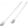 Vivanco Cat.6 F/UTP Ethernet savienojuma kabelis, 2 m, balts (VVITLANC620W)