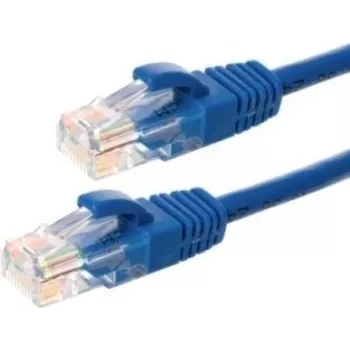 DSIT CAT5e tīkla kabelis U/UTP 0.25m zils 100% varš