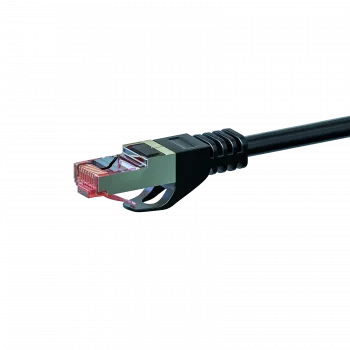 DSIT CAT 6 tīkla kabelis LSOH - S/FTP - 10 metri - Melns (DC-S60-100)
