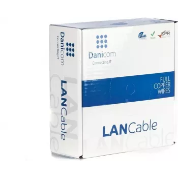 DSIT DANICOM CAT6 UTP 50m PVC (Fca) tīkla instalācijas kabelis