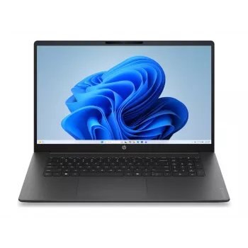 HP OmniBook 3 17,3 collu HD+ klēpjdators - AMD Ryzen 3 7320U, 8GB LPDDR5, 256GB PCIe NVMe SSD, AMD Radeon 610M Graphics, Windows 11 Home, melns