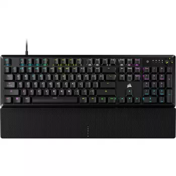 Corsair K70 Core mehāniskā spēļu tastatūra - Corsair MLX Red slēdži, RGB fona apgaismojums uz taustiņu, alumīnija rāmis, vadu