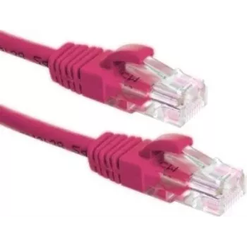 DSIT CAT6a U/UTP 100% vara tīkla vads 7,5 m rozā