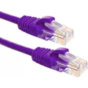 DSIT CAT6a U/UTP 100% Copper tīkla vads, 20m, violets