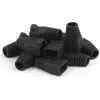 DSIT DANICOM RJ45 stresa mazināšanas uzgali melni 10 gab. (DC-RJ45-BOOT-BLACK-10PCE)