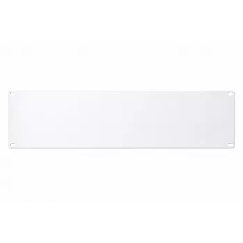 DSIT 19 inch Rack aizpildījuma panelis 3U balts DS-Blind3-W