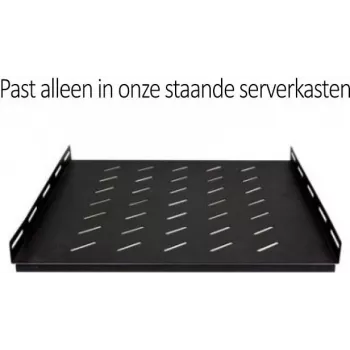 DSIT DS-FH100 fiksētais plaukts 1000 mm dziļiem serveru skapjiem, 1U, 19 inch, melns
