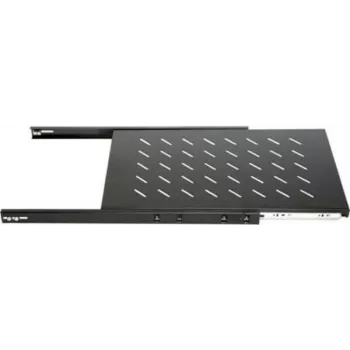 DSIT DS-UH60 1U izvelkamais plaukts, 18 kg slodze, 450 mm dziļums, melns