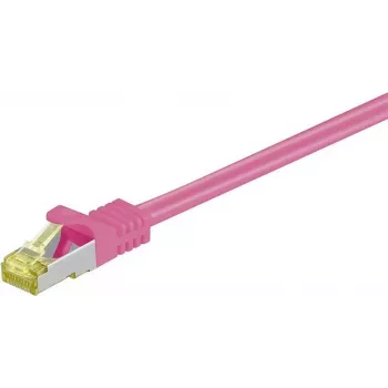 DSIT Cat.7 S/FTP tīkla vads RJ45, PiMF, rozā, 1,5 m
