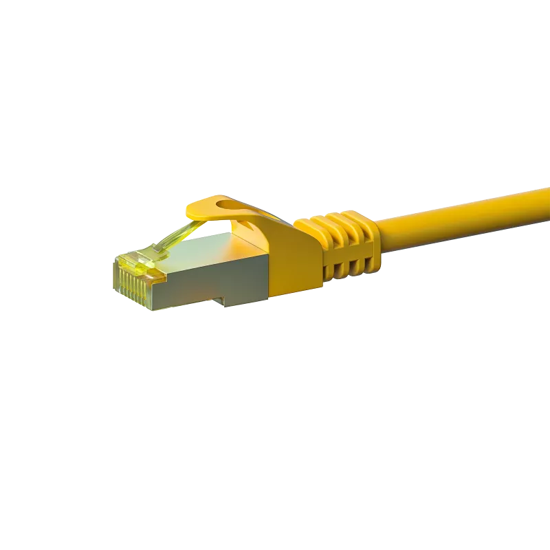 DSIT Cat.7 S/FTP tīkla vads, RJ45, dzeltens, 2 m