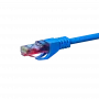 DSIT CAT6 tīkla vads U/UTP 0.50m zils 100% varš