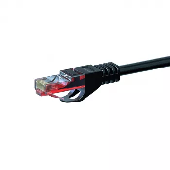 DSIT CAT6 U/UTP tīkla kabelis, 50 m, melns, 100% varš (DC-60-500)
