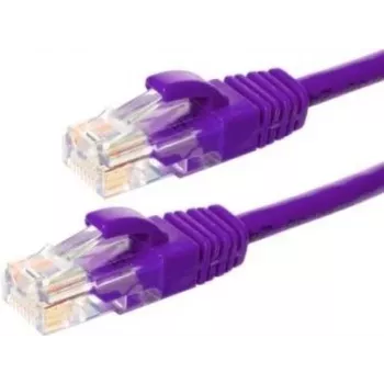 DSIT CAT5e U/UTP tīkla vads, 2m, violets, 100% varš