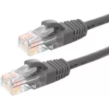 DSIT CAT5e tīkla kabelis, U/UTP, 7 m, pelēks, 100% varš (DC-51-075)