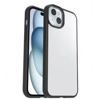 OtterBox React Series aizsargmaciņa Apple iPhone 15 Plus un iPhone 14 Plus, caurspīdīga/melna