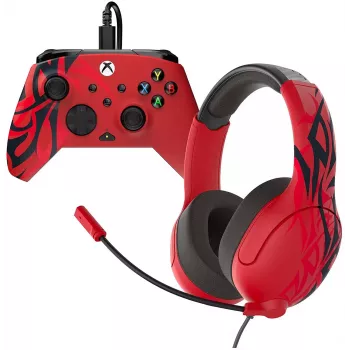 Kontrollera un austiņu komplekts Turtle Beach Airlite & Rematch Xbox konsolei, Spirit Red (TBC-2201-65)