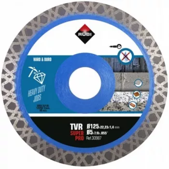 RUBI Turbo Viper Blade - TVR SuperPro 125 mm dimanta griešanas disks