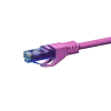 DSIT CAT6a U/UTP 100% Copper Network Patch Cable, 3m, rozā