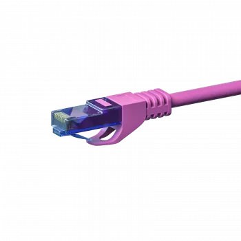 DSIT CAT6a U/UTP 100% Copper Network Patch Cable, 3m, rozā