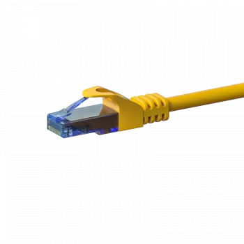 DSIT CAT6a U/UTP 100% vara tīkla kabelis 15m dzeltens 10GbE 500MHz