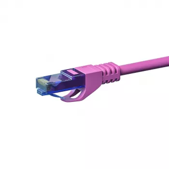 DSIT UTP CAT6a tīkla kabelis, 100% varš, rozā, 50 m (DC-U6A9-500)