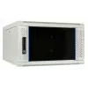 DSIT DS6604W 4U sienas serveru skapis ar stikla durvīm, 600 x 600 x 280 mm, balts