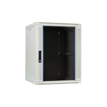 DSIT DS6604W 4U sienas serveru skapis ar stikla durvīm, 600 x 600 x 280 mm, balts
