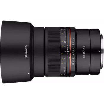 Manuālā fokusa objektīvs Samyang MF 85mm f/1.4 Z Nikon Z fotoaparātiem (F1211214101)