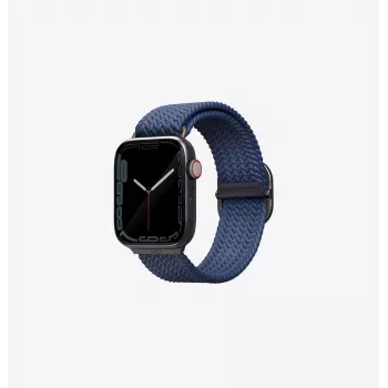 UNIQ Aspen pītā cilpa Apple Watch 42/41/40mm Series 1-11/SE/SE2/SE3 - Granīta pelēka