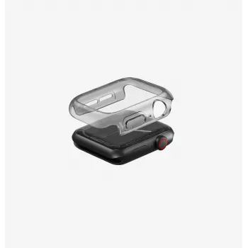 UNIQ Garde Apple Watch Series 7/8/9 41mm aizsargmaciņš, dūmakaini pelēks
