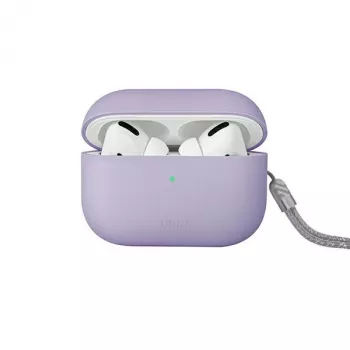 UNIQ Lino Silikona maciņš AirPods Pro 2. paaudzei – Ceriņu lavanda