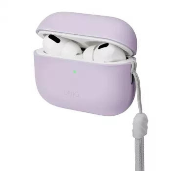 UNIQ Lino Silikona maciņš AirPods Pro 2. paaudzei – Ceriņu lavanda