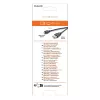 Vivanco VVITUSBAMICB10MK USB 2.0 Type-A uz Micro-B kabelis, 1 m, melns